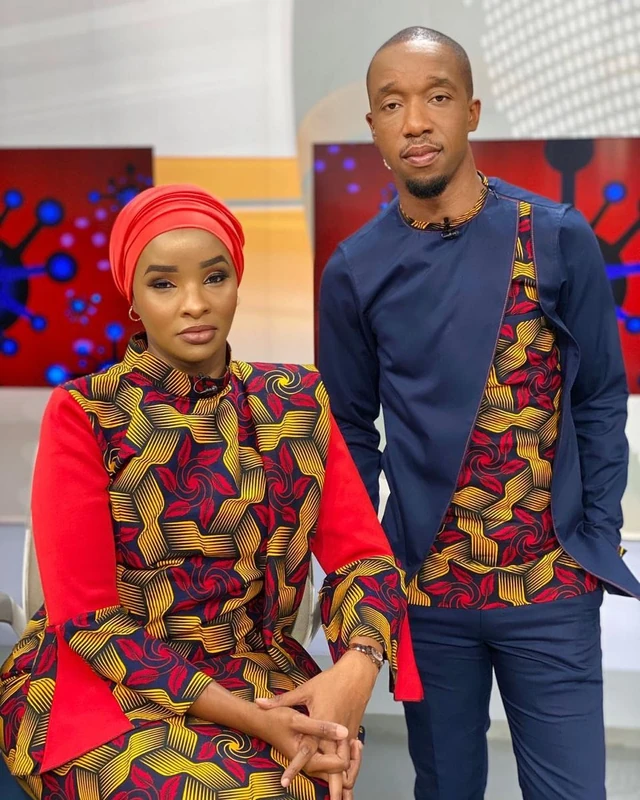 Rashid Abdalla & Lulu excite fans with beautiful coincidence on Live TV (Video) | Pulselive Kenya