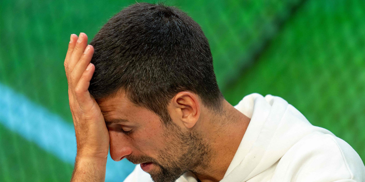Novak Djoković nie wytrzymał z emocji, kiedy mówił do swojego syna po finale Wimbledonu. 
