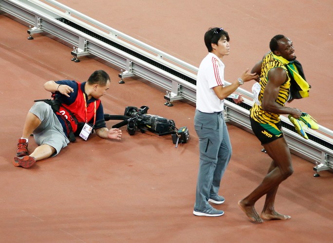 Kamerzysta rozjechał Usaina Bolta