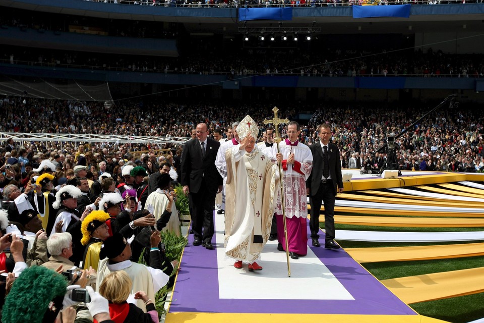 USA PAPIEŻ BENEDYKT XVI MSZA NA STADIONIE NY YANKEES