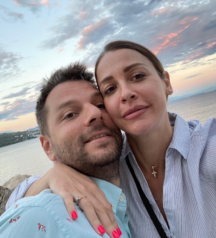 Marijana Mićić sa mužem