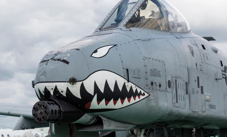 Wielolufowe działko na pokładzie samolotu A-10 Thunderbolt II