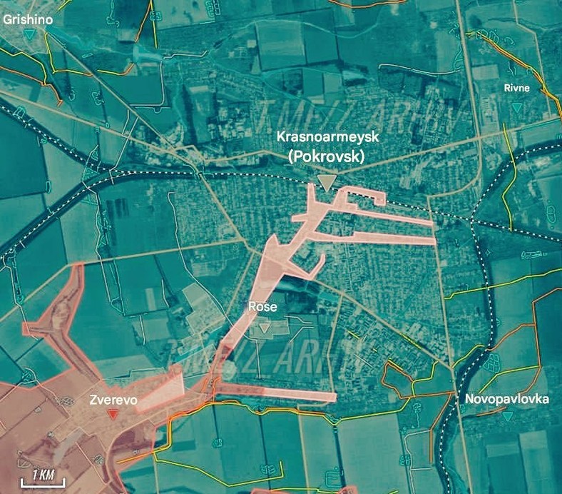Wejście grup dywersyjnych do Pokrowska - tak miało wyglądać zdaniem niektórych komentatorów.