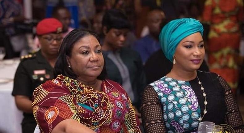 Rebecca Akufo-Addo and Samira Bawumia