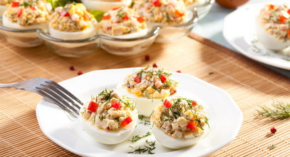 Najlepsze jajka faszerowane tuńczykiem – proste, smaczne i efektowne