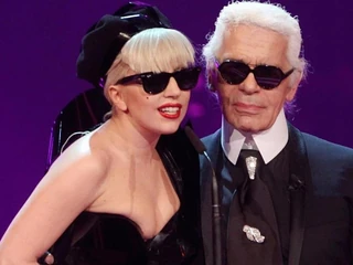 Lady Gaga and Lagerfeld