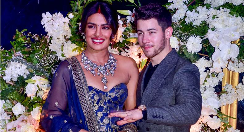 Priyanka Chopra and her husband Nick Jonas are hosted in another wedding party in California.[Credit The Knot News]