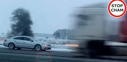 Pędziła drogim autem pod prąd A1 pod Piotrkowem. To zrobiła policja