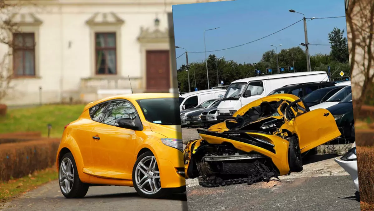 Rozbite Renault Megane RS