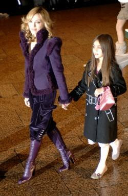 Madonna z córką Lourdes (fot. AFP)