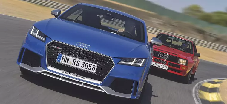 Audi TT RS kontra Audi Sport Quattro - Bestie z różnych epok