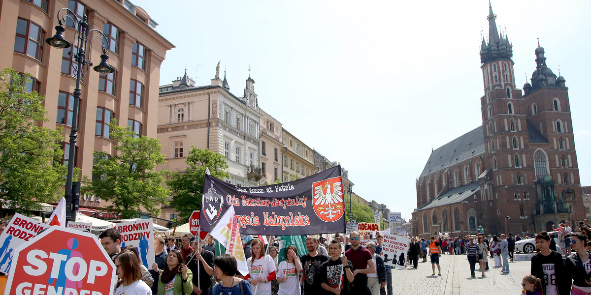 Marsz dla życia i rodziny w Krakowie