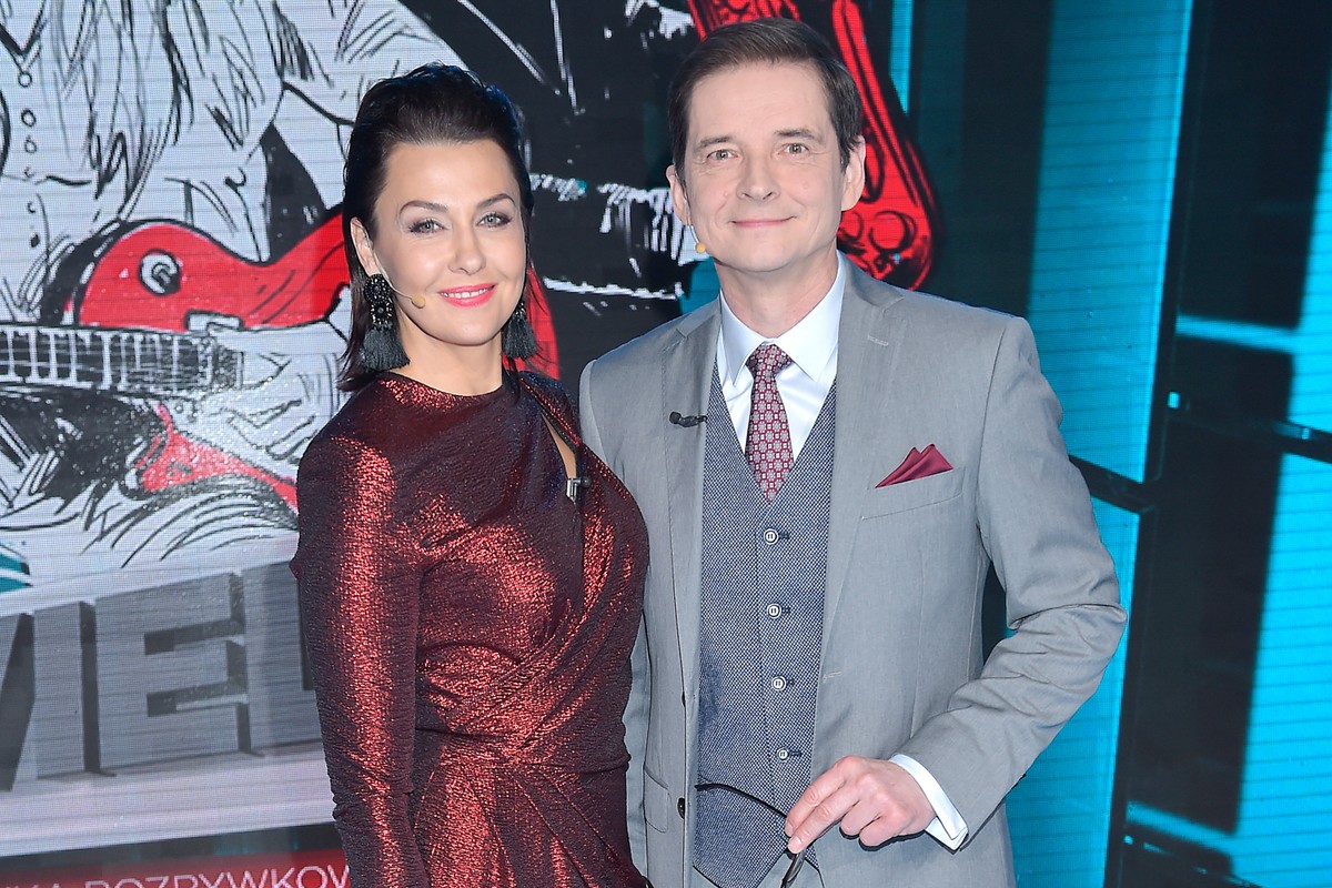 Anna Popek złożyła kondolencje Przemysławowi Babiarzowi po śmierci jego żony