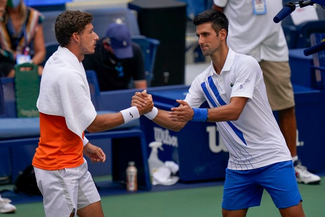 Pablo Karenjo Busta i Novak Đoković
