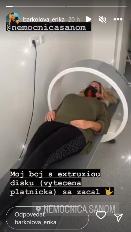 Barkolová zverejnila zábery z rehabilitácie.