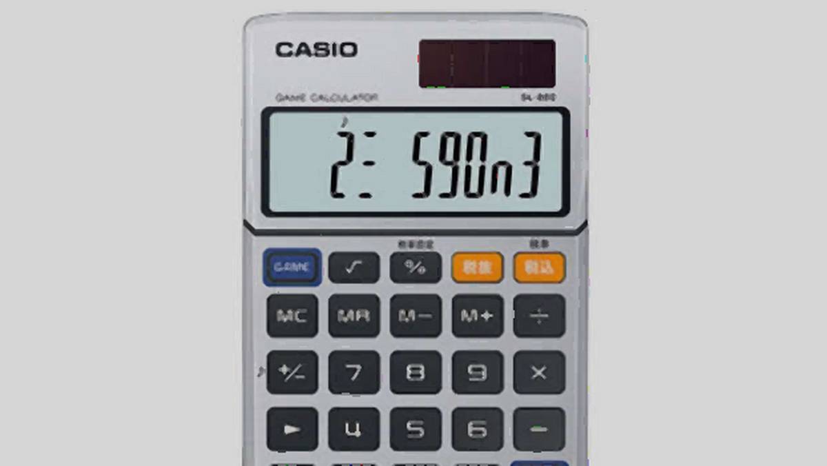 Casio przypomina kultowy kalkulator z lat 80.