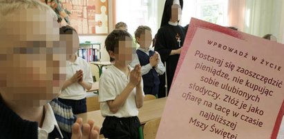 Porada z podręcznika do religii rozjuszyła rodziców. Chodzi o tacę!