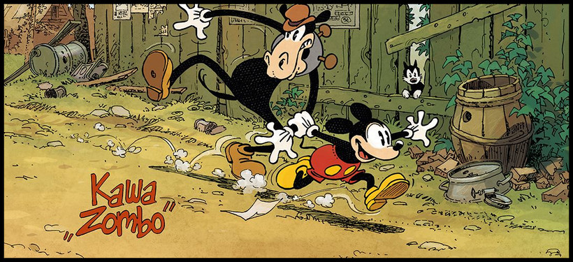 Komiks Régisa Loisela „Myszka Miki. Kawa Zombo” ukazał się nakładem wydawnictwa Egmont w przekładzie Magdaleny Miśkiewicz