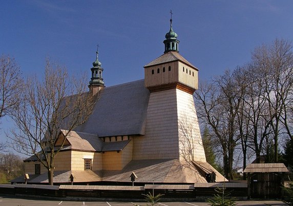 Haczów, kościół Wniebowzięcia Najświętszej Maryi Panny 