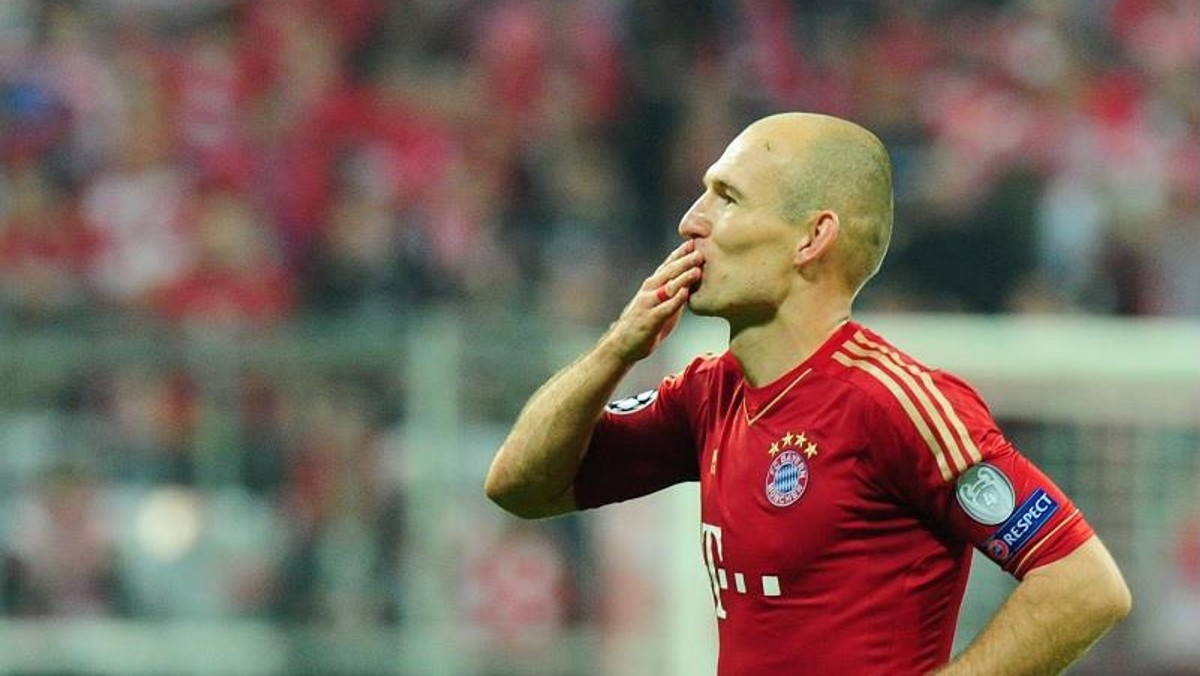 Arjen Robben Bayern Barcelona świętowanie