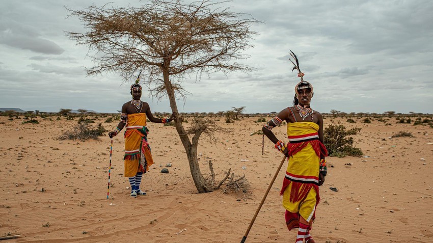 Samburu pleme na severu Kenije uglavnom se bavi stočarstvom. Okosnicu njihove ishrane čini mleko, ali gaje i koze, ovce i kamile. Meso se jede samo u posebnim prilikama. Kako bi stoka imala dovoljno hrane često moraju da se sele, jer je taj deo zemlje uglavnom suv. Svakih nekoliko nedelja menjaju mesto kako bi pronašli sveže pašnjake. | Foto: Biljana Jurukovski