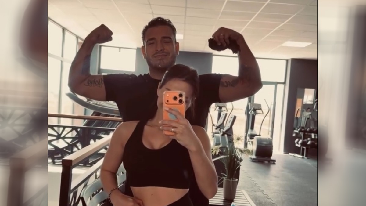 DARKO I KATARINA LAZIĆ POKAZUJU MIŠIĆE U TERETANI On je ljubi nasred sale, evo kako provode zajedničko vreme (VIDEO)