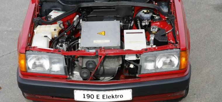 Mercedes 190 E Elektro - elektryczny napęd to nic nowego