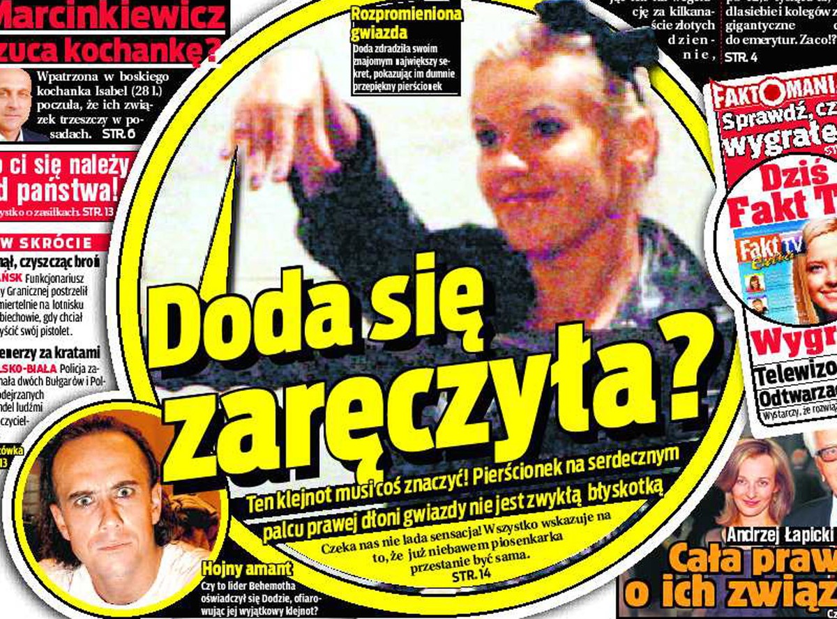 Doda zaręczyła się z Nergalem?