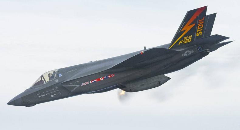 The F-35B makes history firing its gun pod in the air for the first time.