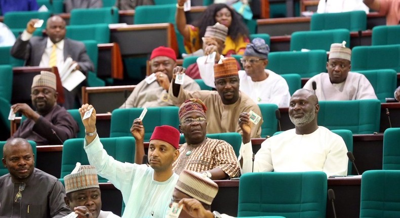 House of Reps members in the Green chambers