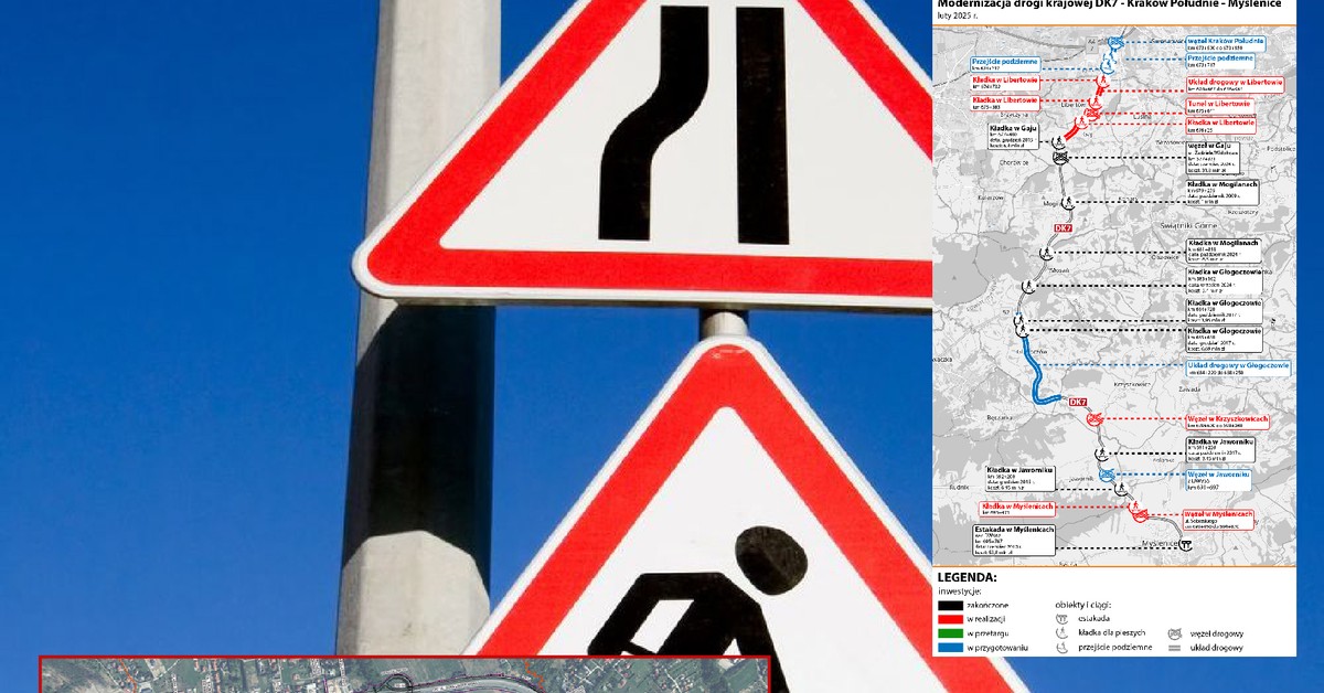 Rusza budowa tunelu pod DK7. Zobacz jak zmieni się organizacja ruchu