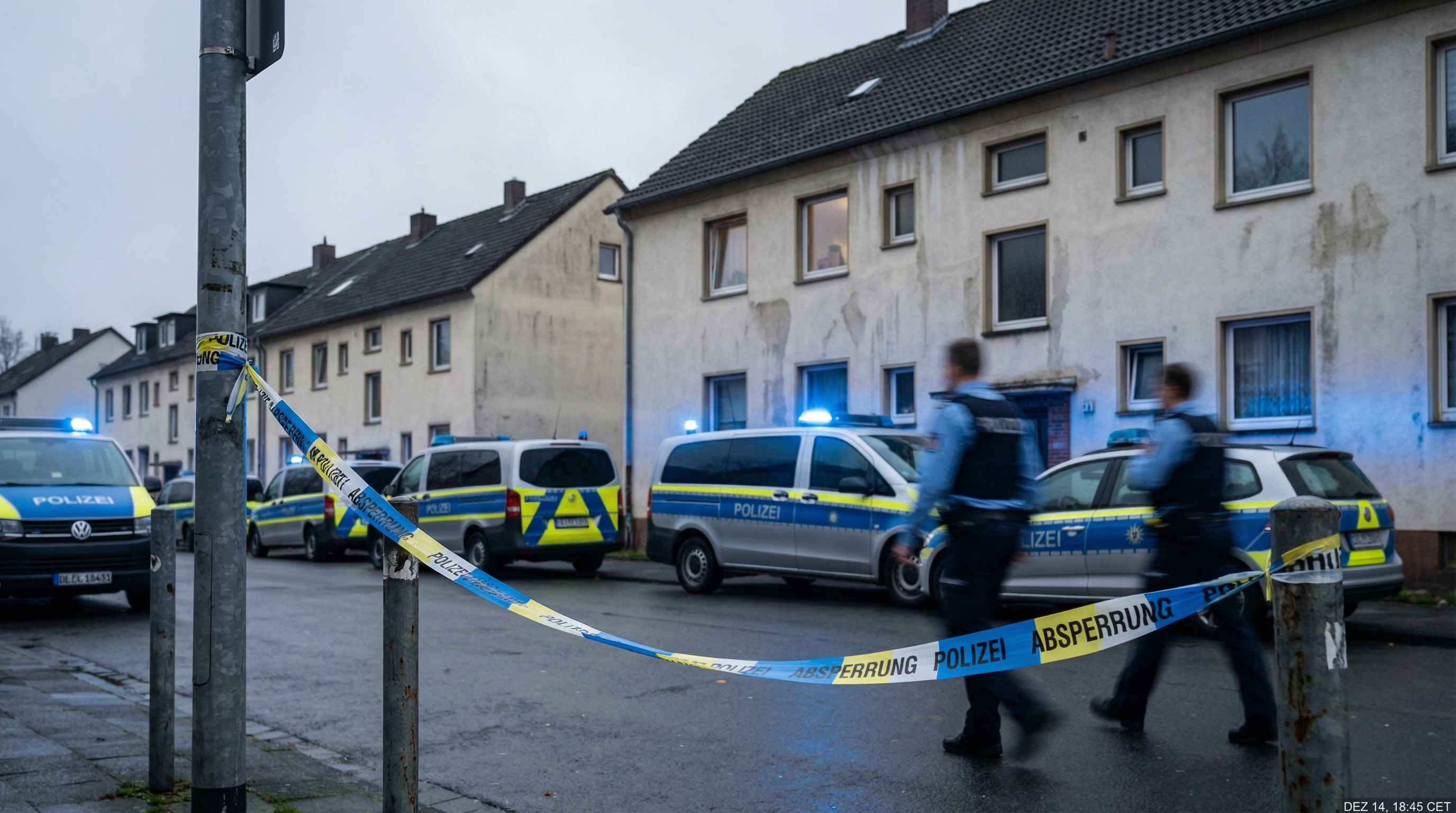 Stadthagen: Schüsse aus Wohnhaus - Polizei sperrt Straßen ab