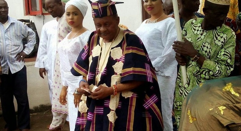 Alaafin Of Oyo And His Oloris