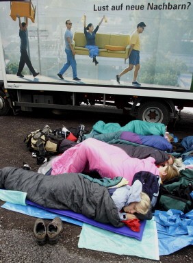 GERMANY-POPE-WYD-MARIENFELD-PILGRIMS