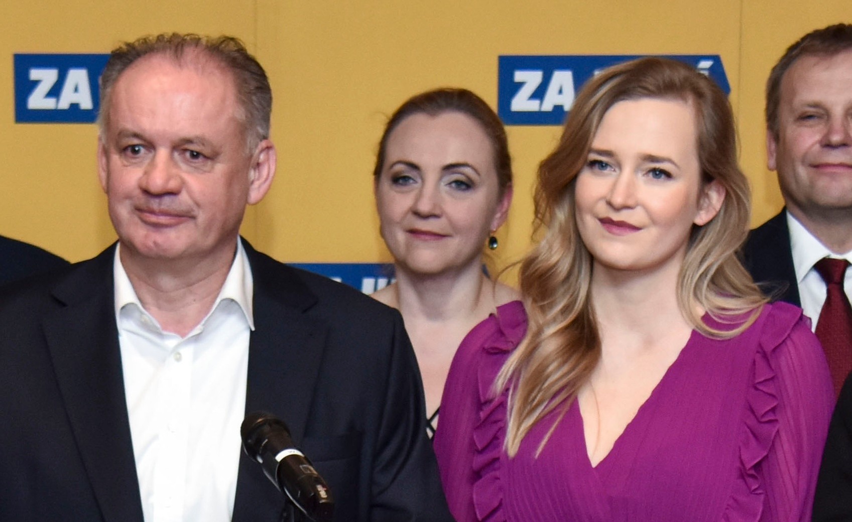 Andrej Kiska a Vladimíra Marcinková. 