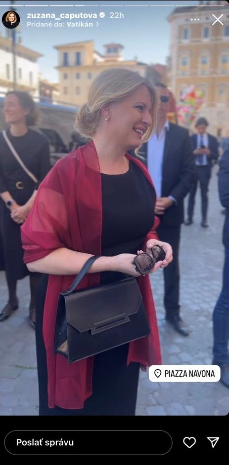 Prezidentka Čaputová na rozlúčkovej návšteve Vatikánu.