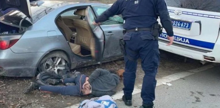 Hapšenje vozača BMW-a