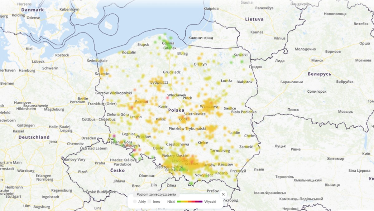 Smog w Polsce - 25 lutego. Stan, jakość i zanieczyszczenie powietrza