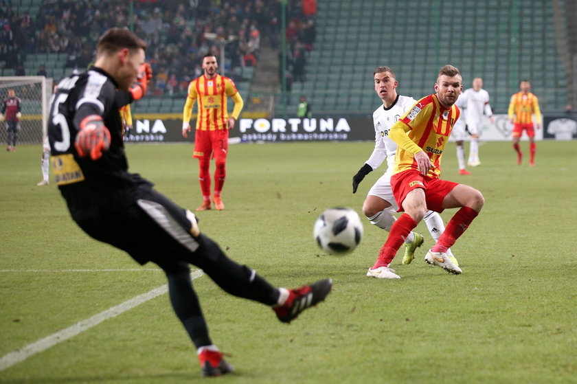 Pilka nozna. Ekstraklasa. Legia Warszawa - Korona Kielce. 01.12.2018