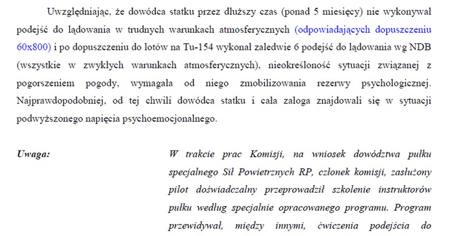 RAPORT KOŃCOWY Z BADANIA ZDARZENIA LOTNICZEGO - str. 166