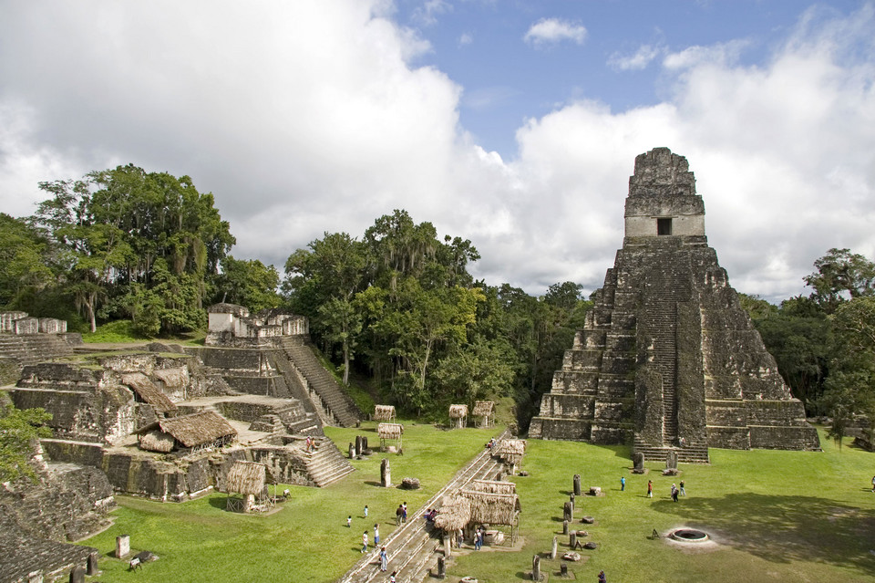 Ruiny Tikal w Gwatemali