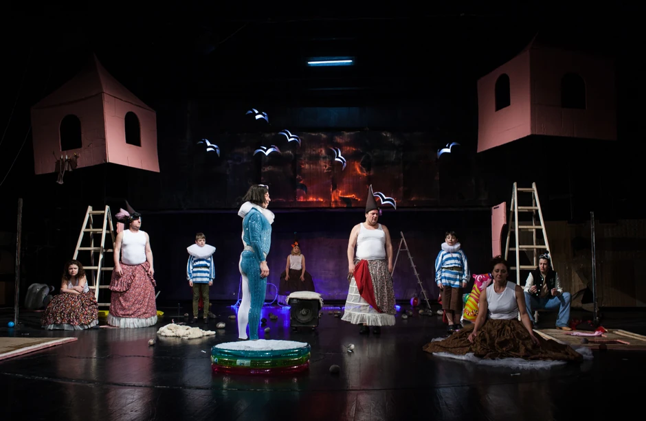 Prikaz iz predstave "Ribarske svađe"