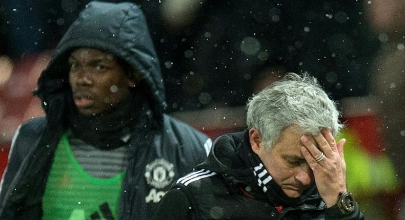 Is the relationship between Paul Pogba (left) and Manchester United manager Jose Mourinho broken beyond repair?