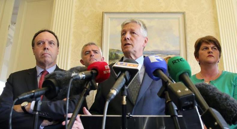 Northern Ireland parties begin talks to avert government collapse