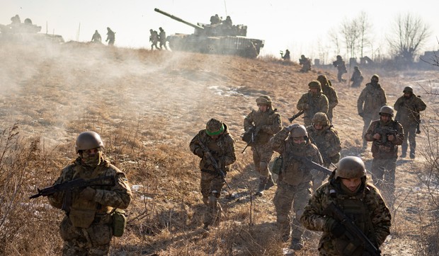 Ukrajinska vojska u okolini Harkova u februaru 2023. godine