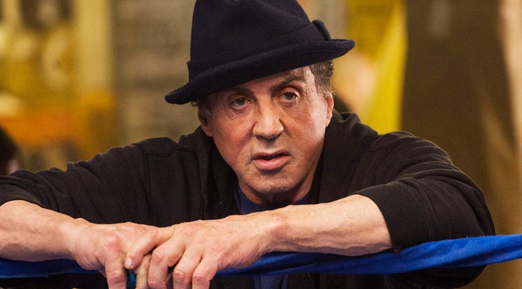 Sylvester Stallone a legendás Rocky Balboa szerepében.