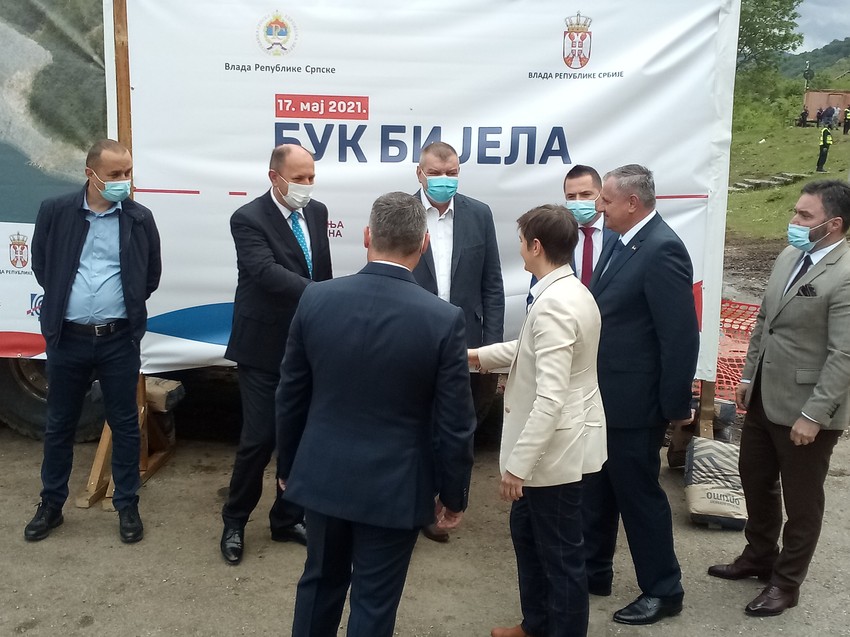 Polaganje temeljca za Buk Bijelu 