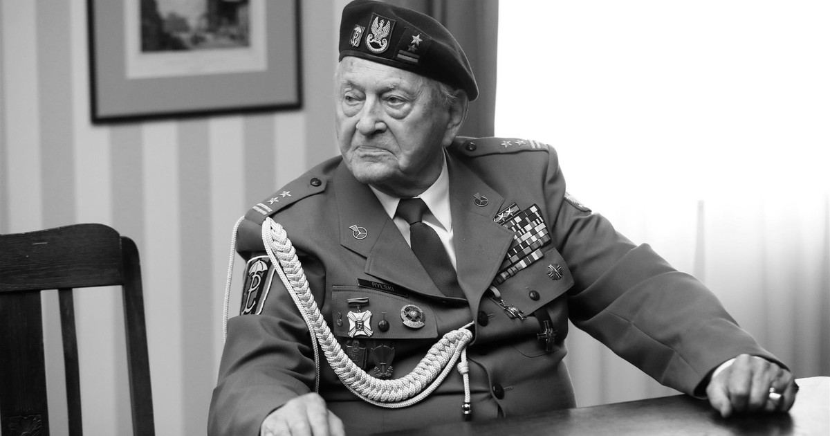 Nie żyje ppłk Zbigniew Rylski ps. "Brzoza". Ostatni żołnierz batalionu "Parasol" miał 102 lata