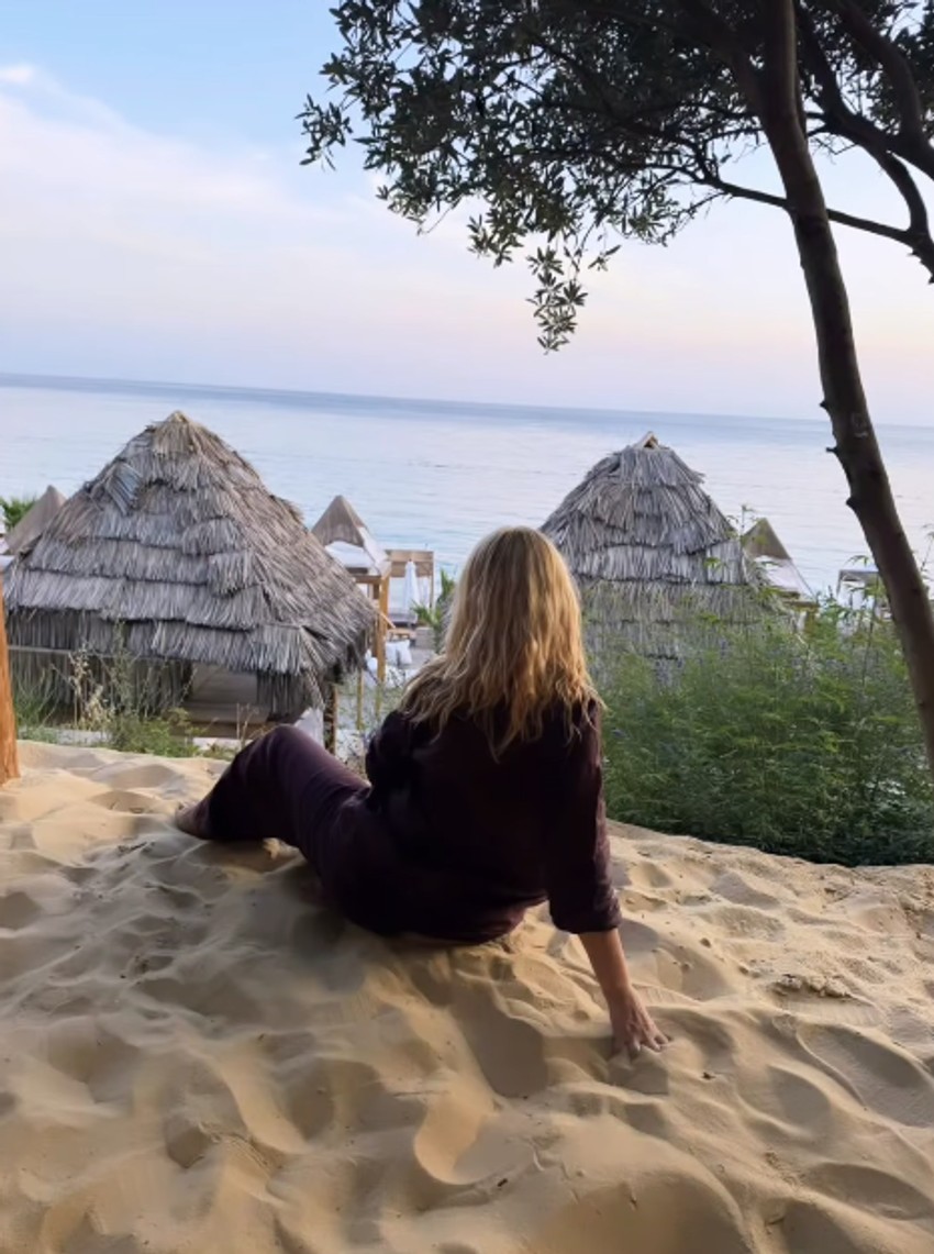 Vesna Dedić na plaži