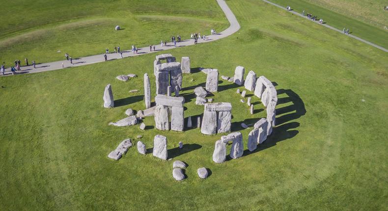 Stonehenge is a prehistoric megalithic structure in England [Shutterstock/Drone Explorer]